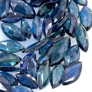 1pc 4x8 - 5x10mm 2A Natural Sapphire Marquise Cut, Loose Gemstones, Ring & Jewelry Making Gemstone, Wholesale Gemstones, Natural Sapphires