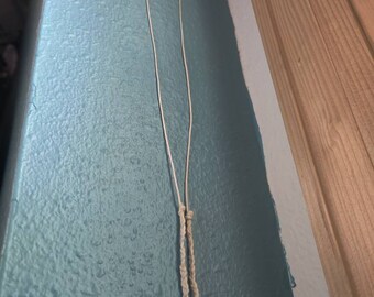 Macrame, adjustable, lava stone necklaces