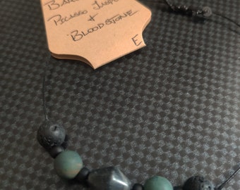 Barcelona natural stone, aromatherapy, adjustable bracelet