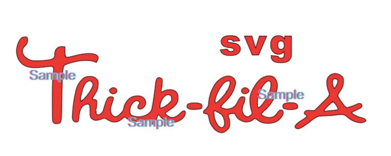 Download Thick Fil A Svg Digital Download for cricut and Silhouette ...