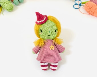 Winifred the Witch - CROCHET PATTERN - by oche pots - amigurumi - Halloween Collection