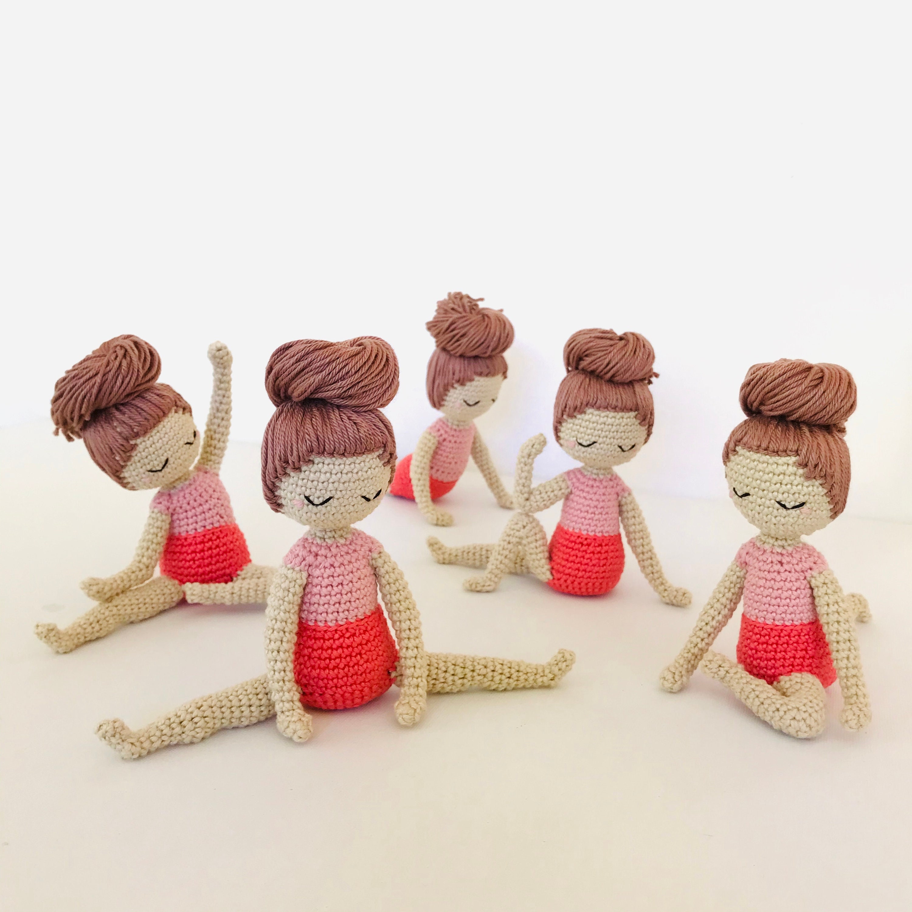 Yoga Series CROCHET PATTERN by Oche Pots Amigurumi Doll Wireless