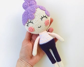 Violet the Grape Girl - CROCHET PATTERN - From the Oche's