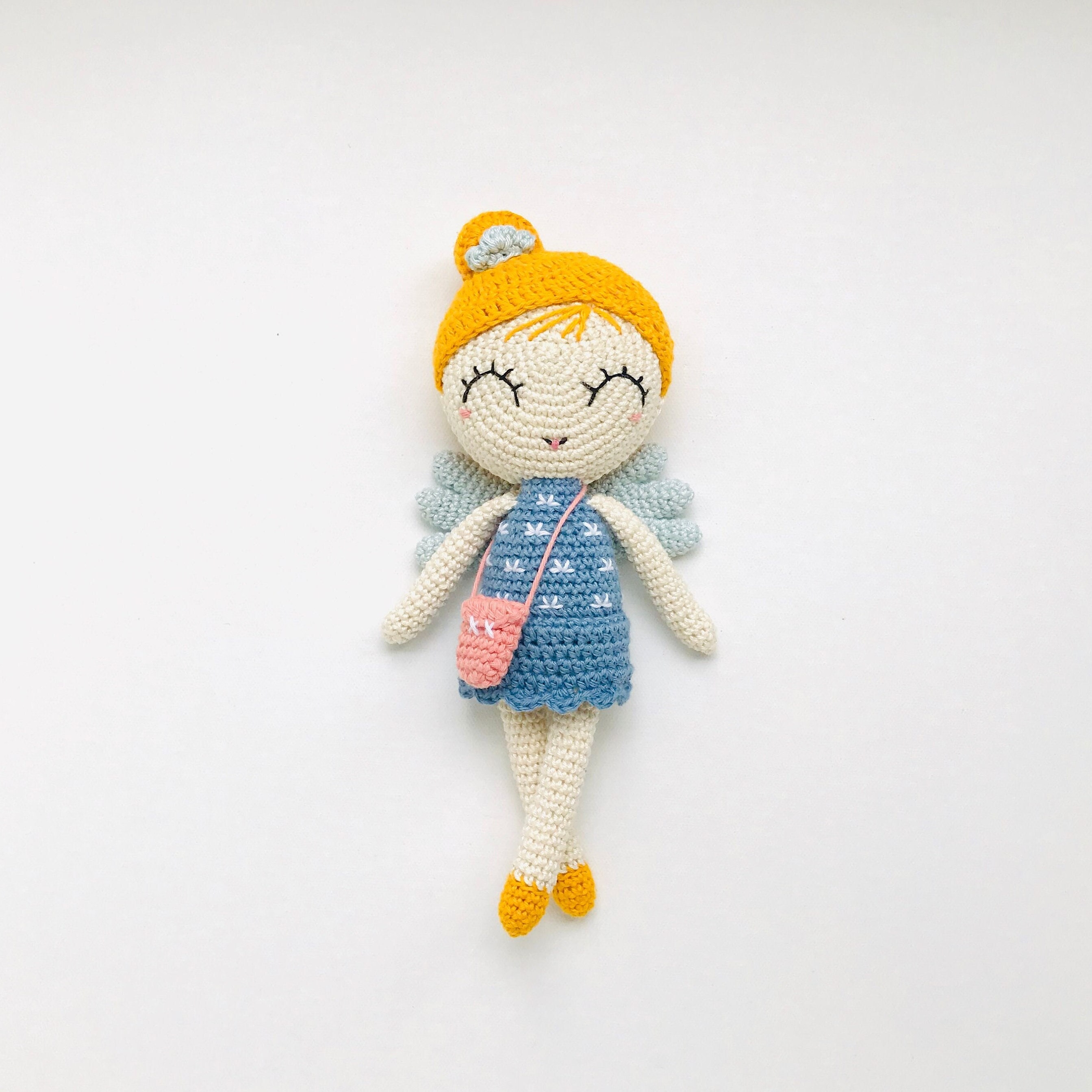 Neve the Tooth Fairy CROCHET PATTERN From the Fairies & Fantasy Collection  Amigurumi Crochet Doll Oche Pots 