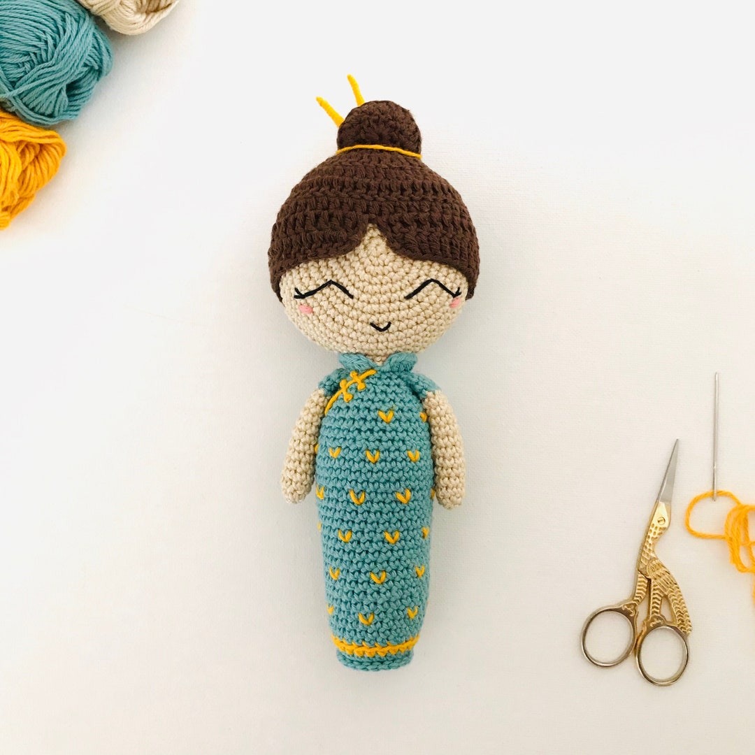 Li Jing the Chinese Doll - CROCHET PATTERN - From the World