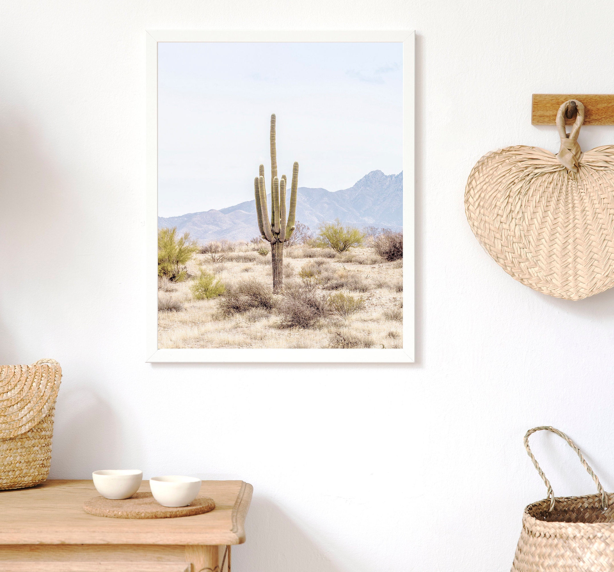 Sonoran Desert Wall Art Southwest Decor Desert Printable | Etsy