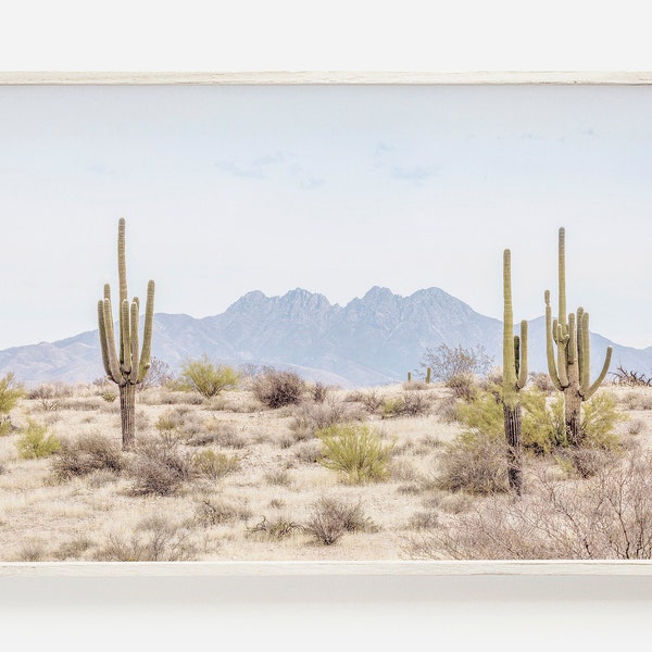 Four Peaks Arizona Desert Print, Southwestern Wall Art, Desert Photography, Desert Landscape Print, Printable Wall Art, Wilderness Poster