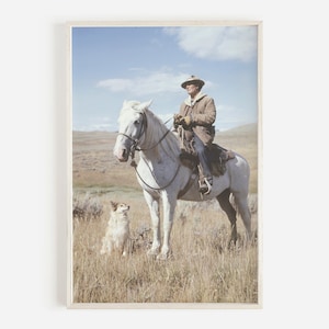 Cowboy Print, Western Decor, Southwestern Wall Art, Western Wall Decor, Cowboy Art, Instant Download, Western Poster, Cowboy Art Print