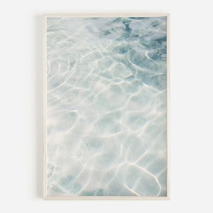 Impresión de arte de pared de olas del océano, agua abstracta, impresión de olas, decoración de pared de playa, arte de pared del océano, fotografía del mar, arte de pared costero, impresión del océano