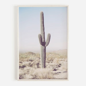 Saguaro Kaktus Druck, Wüste Wandkunst, Saguaro Druck, Saguaro Kaktus, Wüste Fotografie Druck, druckbare neutrale Kaktus, Boho moderne Kaktus