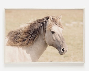 Impresión de arte de la pared del caballo, fotografía del caballo, impresión del caballo salvaje, arte de la pared imprimible, cartel del caballo grande, decoración moderna de la granja, impresiones del arte del caballo