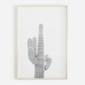 Kaktus druckbare, Südwesten Arizona Kaktus Poster, schwarz und weiß, Kaktus Kunst, Boho Dekor, Wüste Druck, südwestlichen Dekor, Kakteen Druck