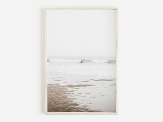 Cocoa Beach Wall Art, Ocean Waves Surf Print, Beach Printable Wall Art, Coastal Printable, Ocean Printable Wall Art, Beach Print Download