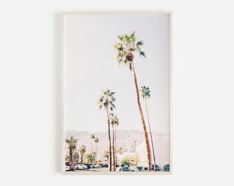 California Palms Print, Palms Springs Print, Vintage Printable, Modern Boho Wall Art, Arizona Desert, Palm Tree Wall Art, California Print
