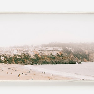 Blush Coastal Beach Print, Riviera Francesa, Arte de la pared costera, Impresión de playa, Arte de la pared de la playa, Decoración del hogar, Decoración del dormitorio de la playa, Sobre el arte de la cama