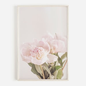 Flower Print, Peony Wall Art, Peony Print, Floral Art Print, Peony Printable, Peony Poster, Wall Decor, Bedroom Wall Art, Flower Photography