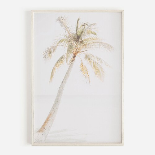 Palm Tree Print Boho Decor Modern Wall Art Tropical - Etsy