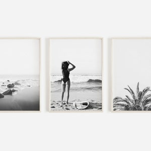 Set of 3 Beach Prints, Beach Print, Coastal Decor, Triptych Wall Art, Gallery Wall Set, Ocean Print,3 Piece Wall Art,Coastal Wall Art Set