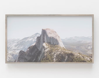 Samsung Frame TV Art | Half Dome Art | Mountain Art for Frame TV | Nature Art Download | Nature Art Frame Tv | Samsung Art Frame Download