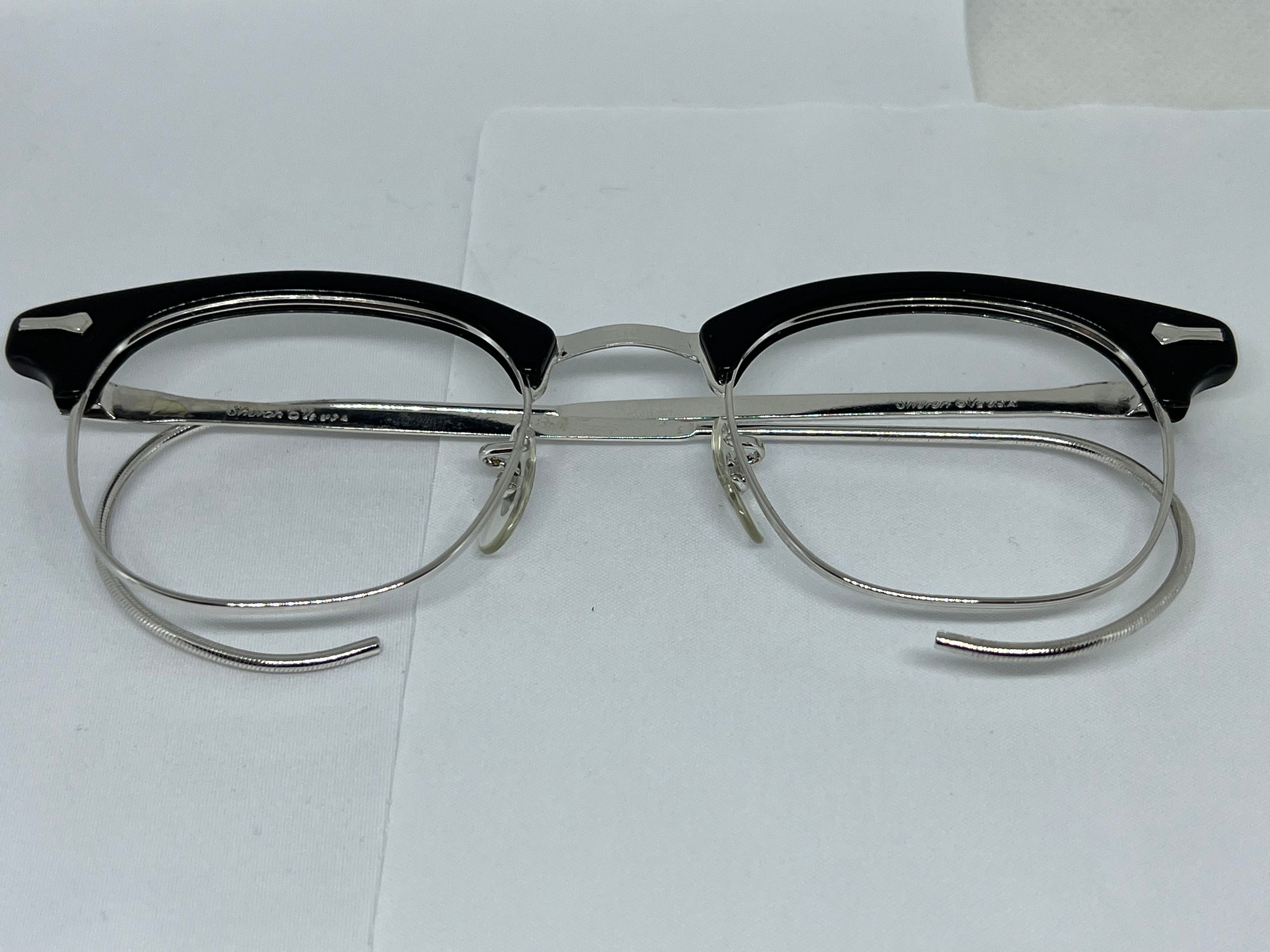 Vintage Shuron Optical Mens Glasses From 1960s. A Piece of History 