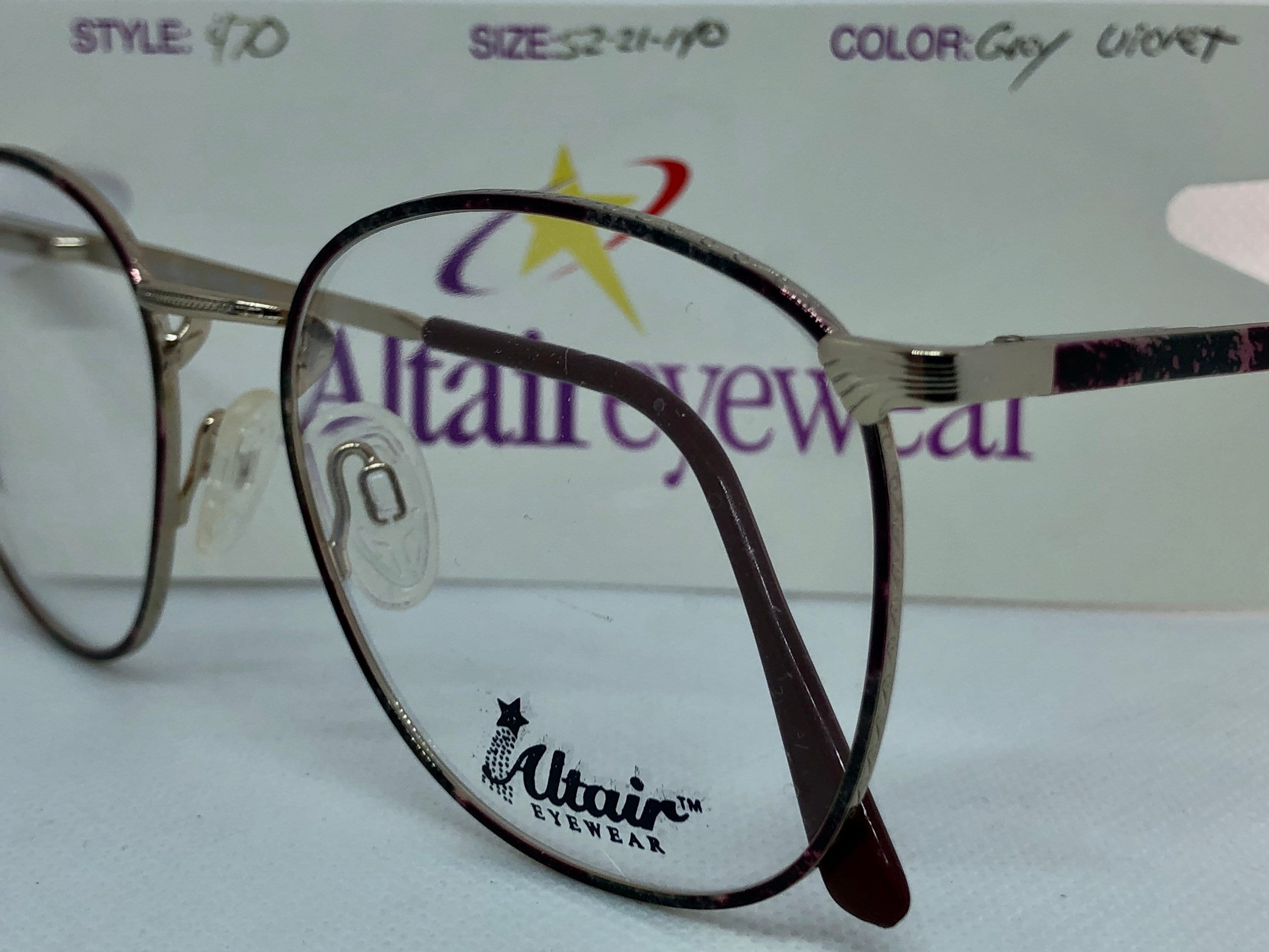 Vintage Altair Eyewear Womens Glasses From 90s Etsy