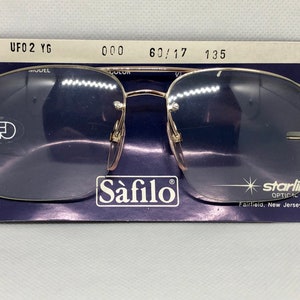 Vintage Italian-made Safilo Optical Unisex Glasses