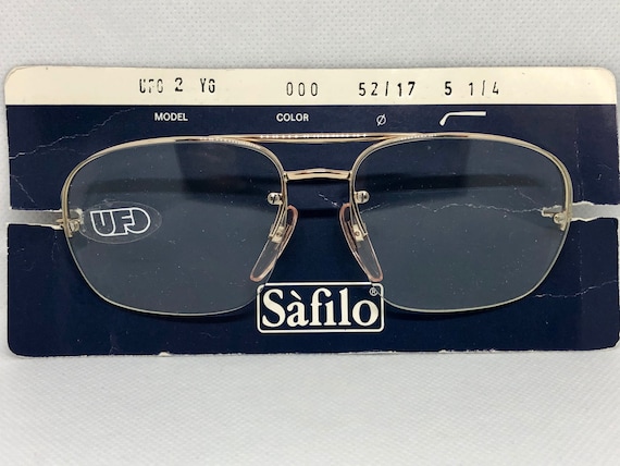 Vintage Italian-made Safilo Optical Unisex Glasses