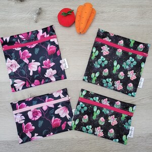 Reusable snack/sandwich bag