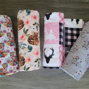 100% minky comforter, baby lovey blanket