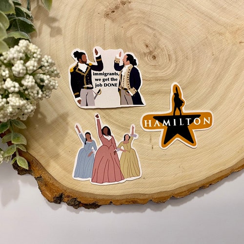 Hamilton Sticker I Am Inimitable I Am an Original Broadway Etsy