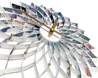 Geometric Clock | 25" | 17"