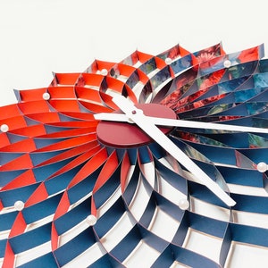 Geometric Clock | 25&quot; | 17&quot;