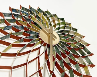 Geometric Clock | 25" | 17"
