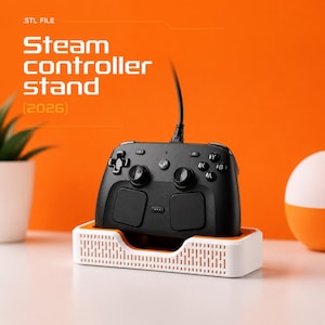 Steam Controller Stand 2026 | 3D Printed Dock Holder | STL File Included