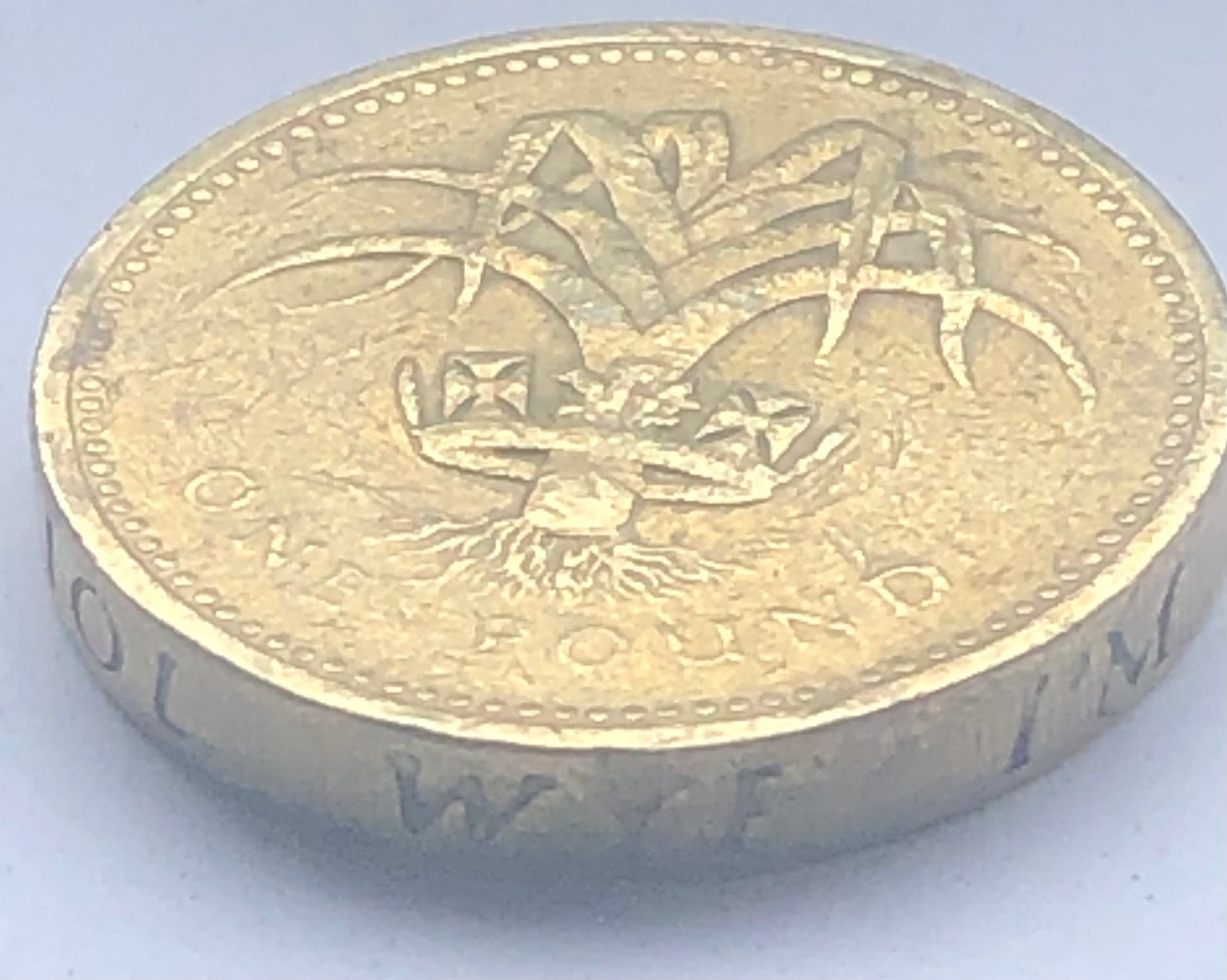 RARE 1985 Upside Down Edge MINT Error One Pound Elizabeth II Etsy