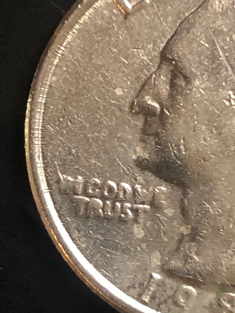 Rare 1989P Washington Quarter With Error. Etsy