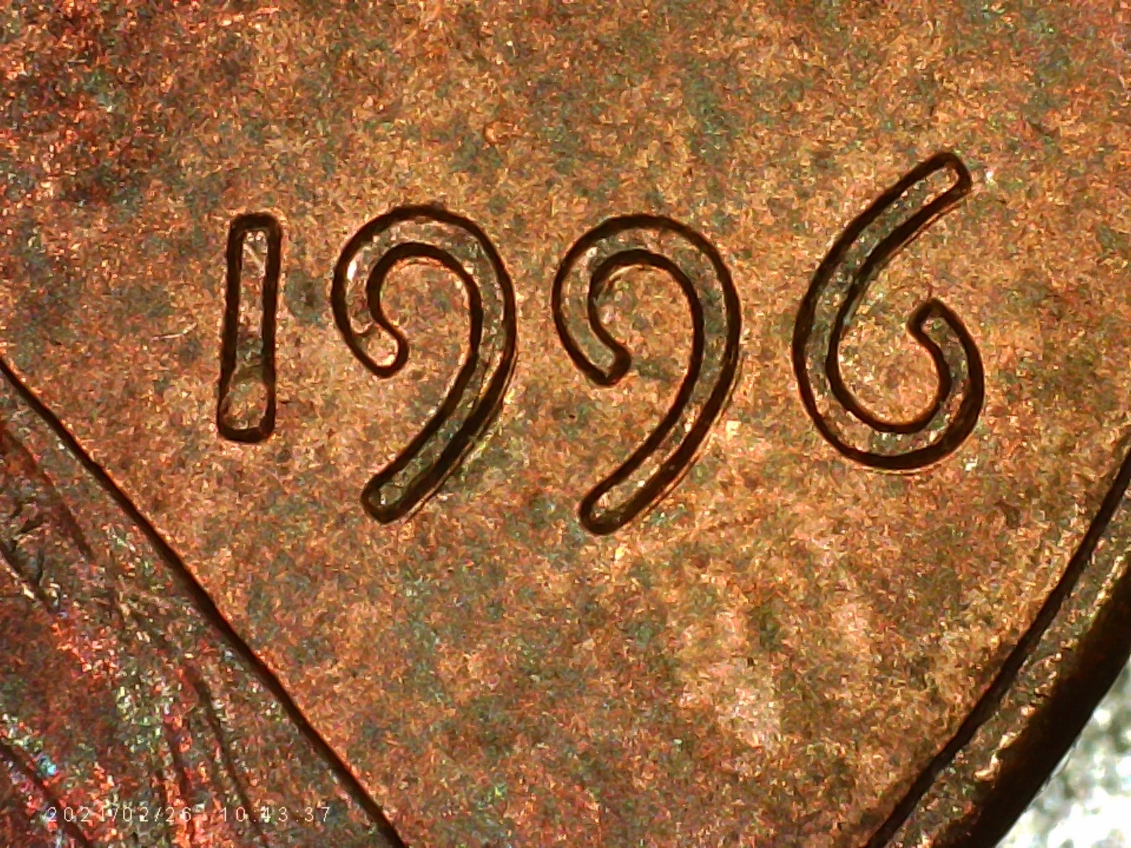 1996 RB Rotated Double Struck Double Date Lincoln Cent Mint | Etsy