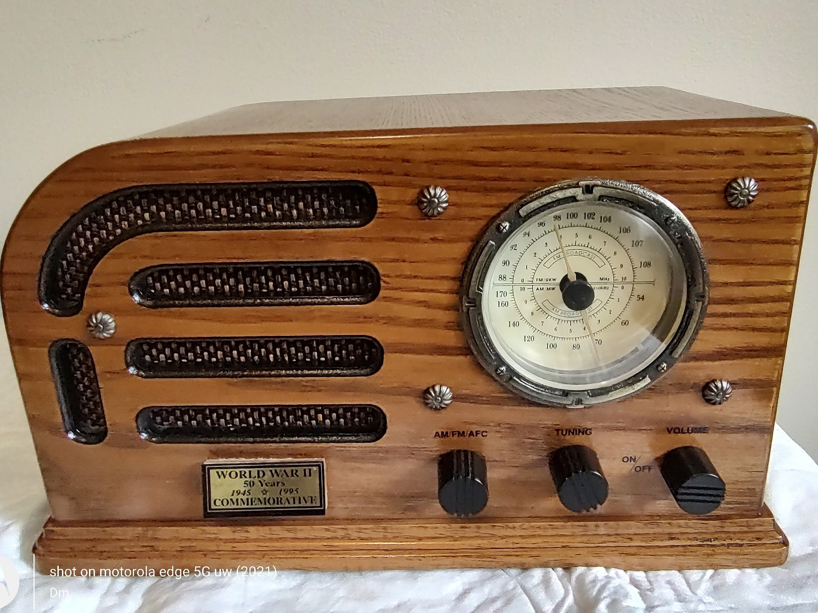 完動品！アメリカ1940年代復刻crosley社ラジカセ
