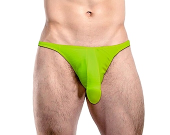 TH527 Summer Yellow Beach Contour Thong