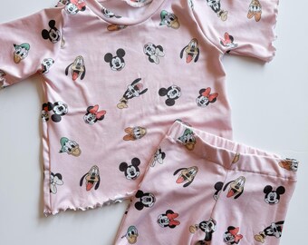 Pink Magical Friends Biker Lounge Set, lounge set, Heeler, Blue, For Baby, Day at the Park, Biker Shorts, For Toddler, Pink, Characters