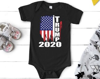 Make America Great Again Trump 2016 Vintage Baby Onesies