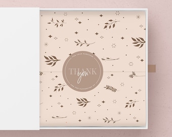 Tissue Paper Design | Floral Wrapping Paper | Branded Tissue Paper, Product Wrapping | Branding Stationery, Packaging Design