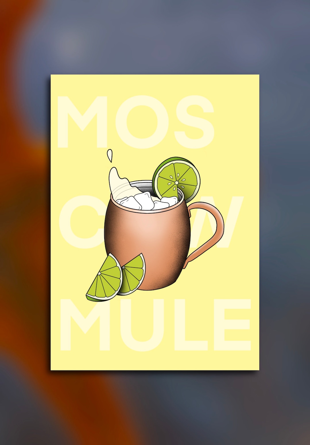 Bad Bunny Moscow Mule Art Print Etsy