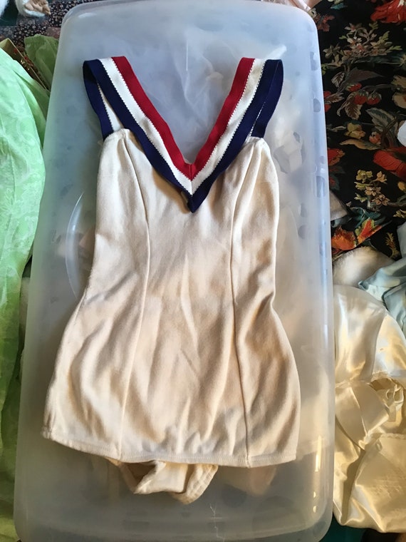 Patriotic goes Vintage. Super bathing suit by Cata