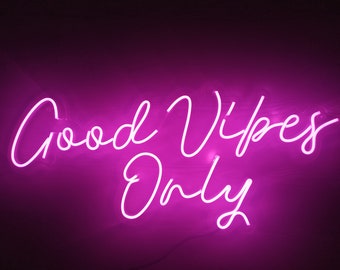 Good Only Neon Signgood Vibes Only Neon Lightneon - Etsy