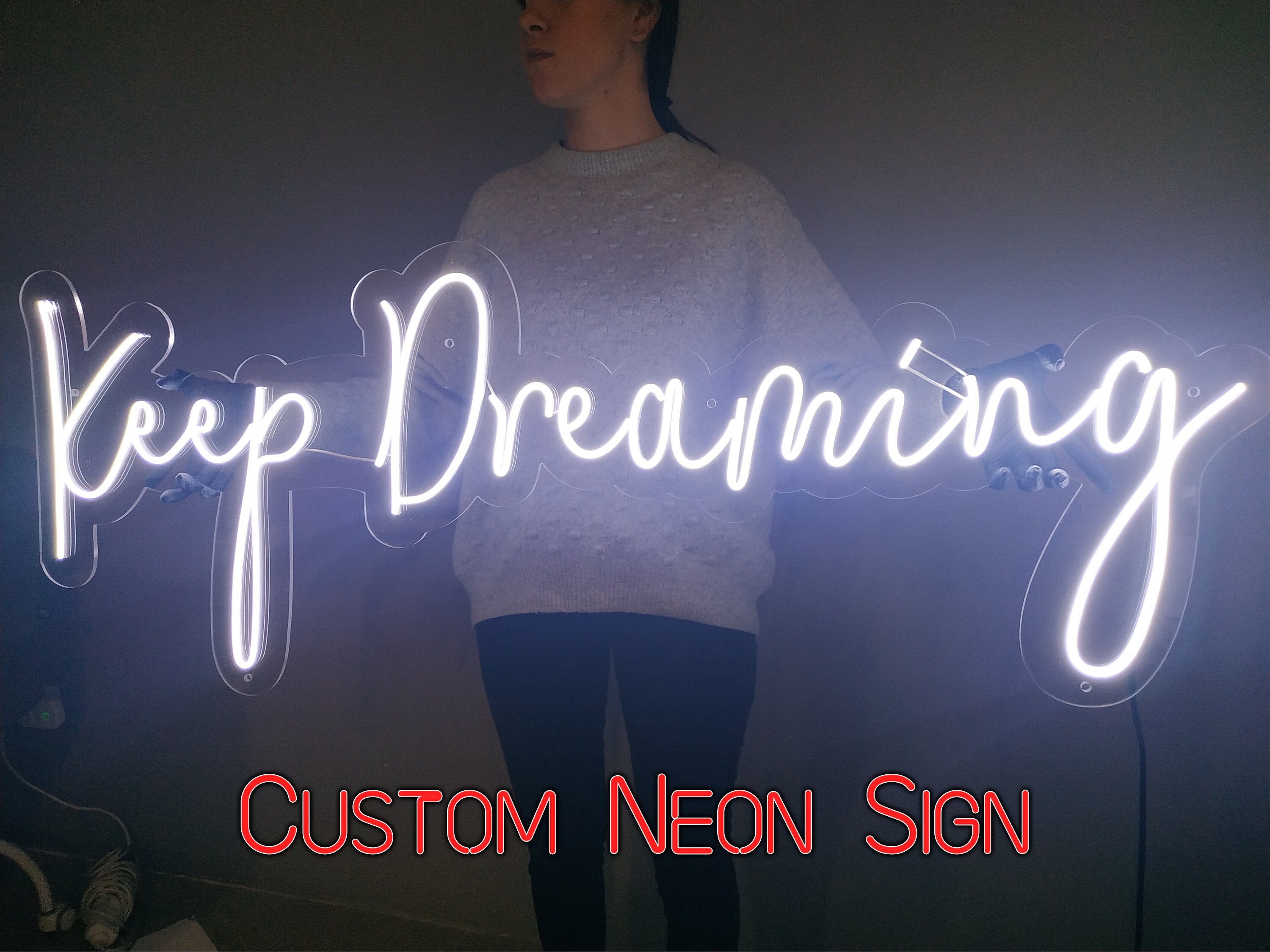 Custom neon sign bedroomCustom neon sign ledPersonalized Etsy