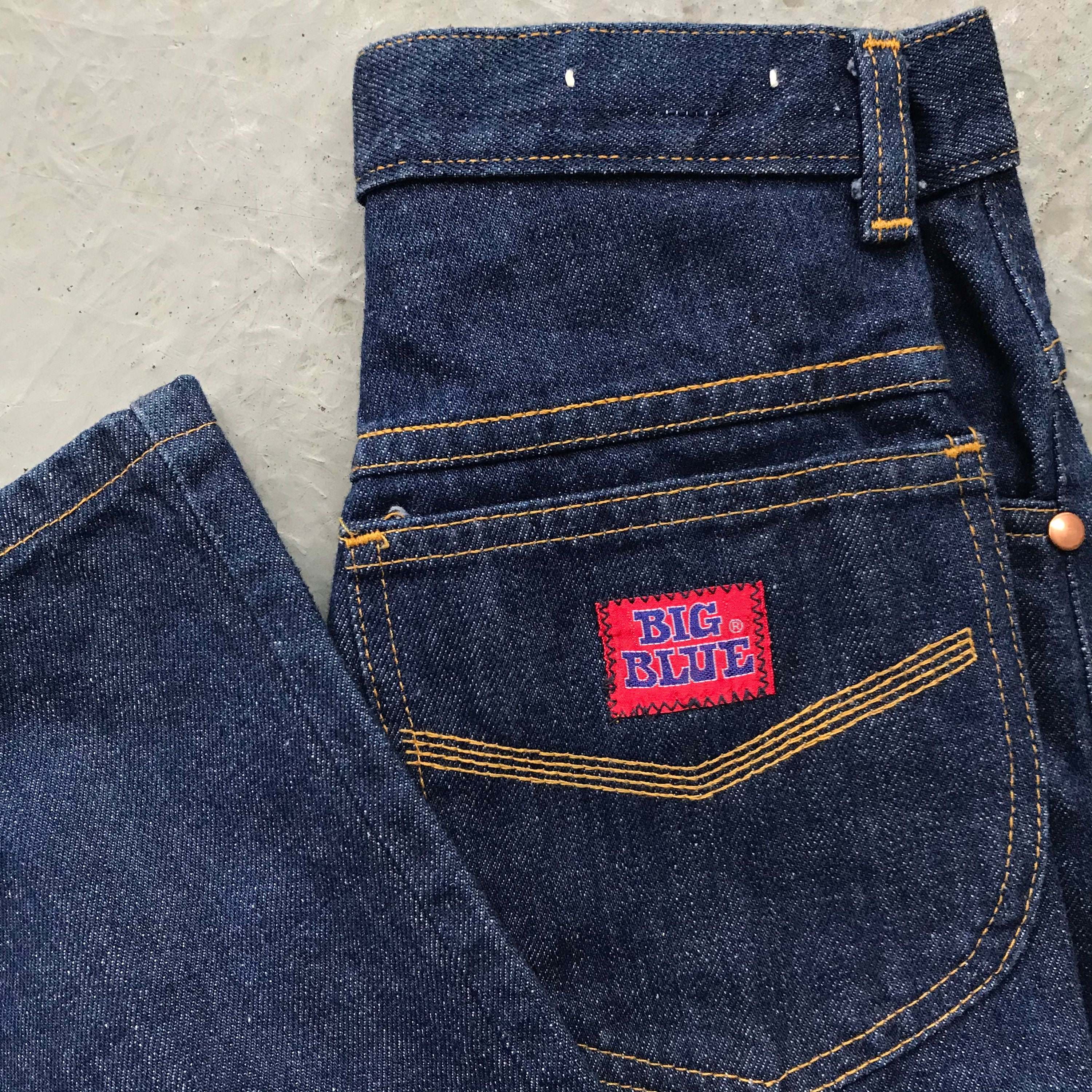 70s High Waisted Straight Jeans Vintage 