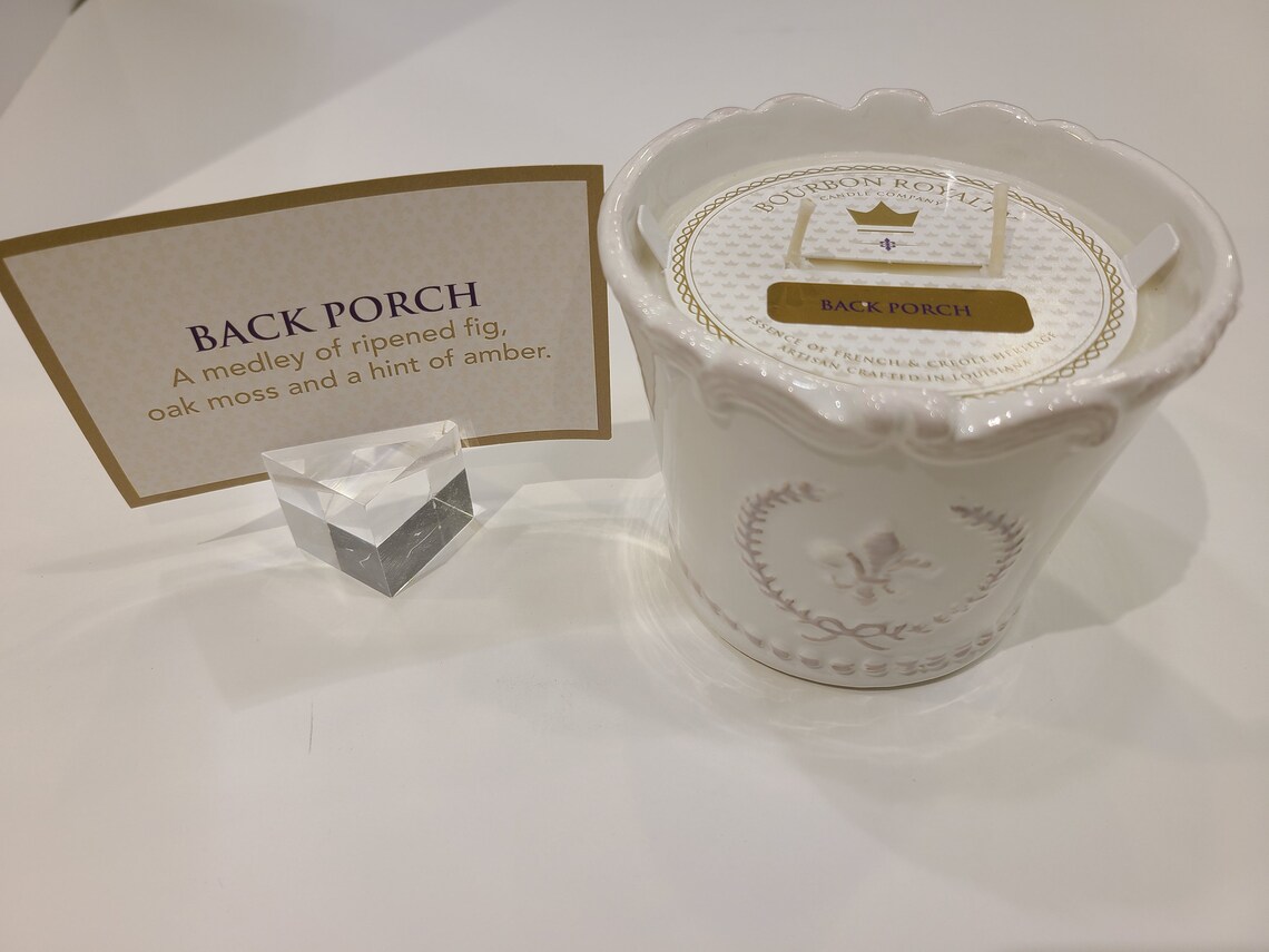 Bourbon Royalty 14oz Boxed Glass Candle- Queen of Bourboun main image 0