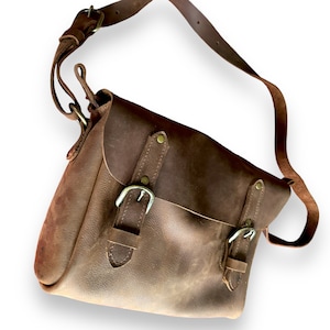Sac messager en cuir fait main avec fermeture éclair | Sac messager pour ordinateur portable | Sac à bandoulière | Sac porte-documents pour ordinateur portable | Sac à bandoulière messager universitaire