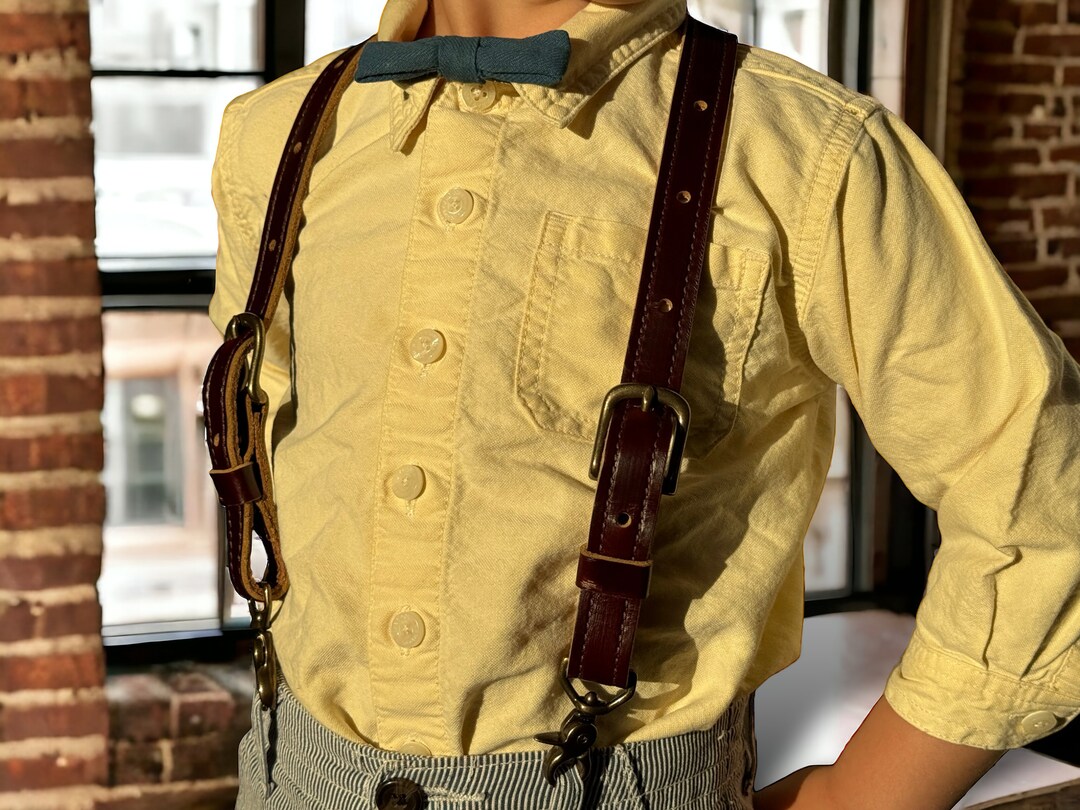 Bretelles Et Nœud Papillon Enfant - Ensemble Élégant Y-Cut - Ajustable